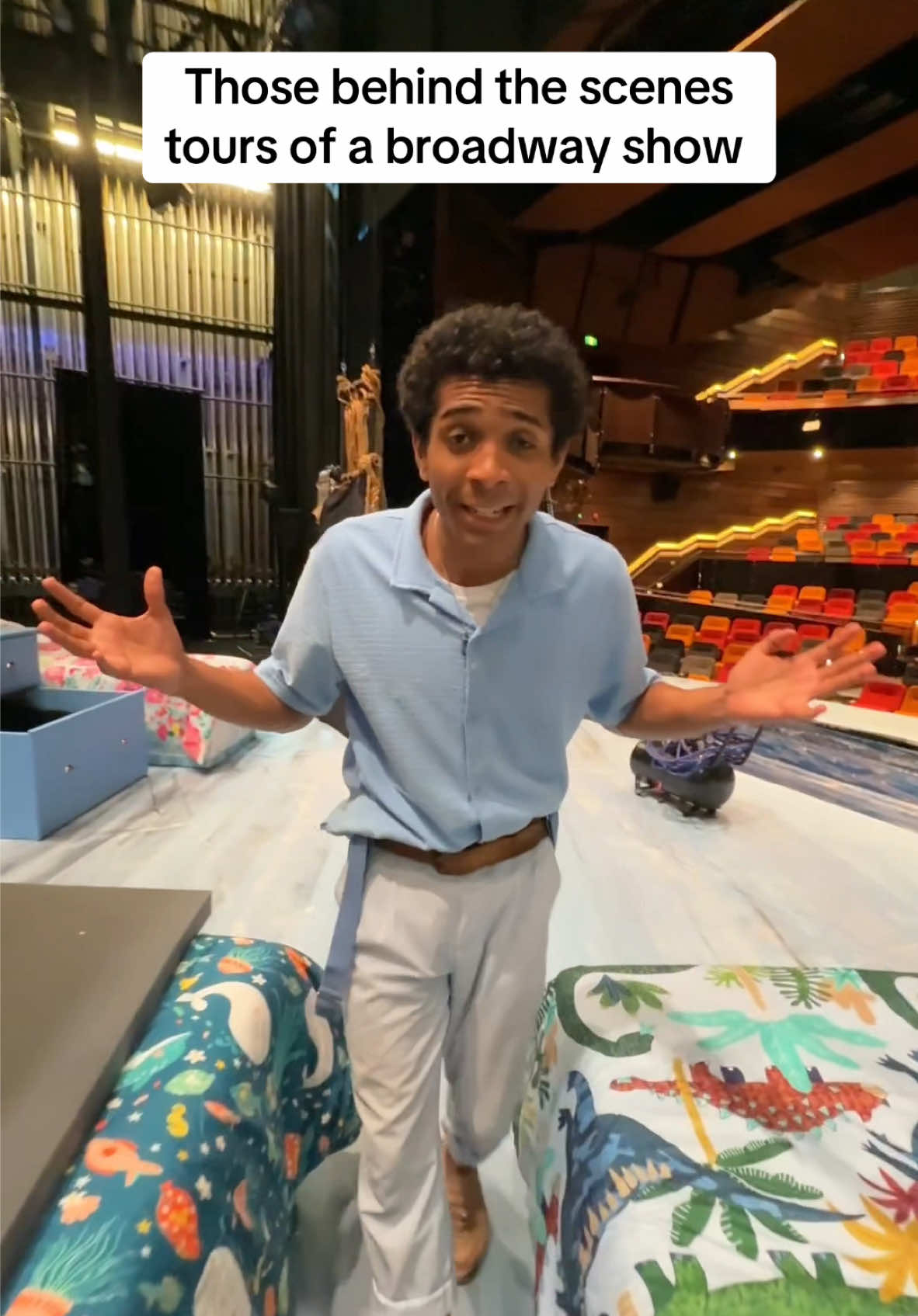 They’re always so goofy about it 🤣 You can actually watch our show, Peter Pan, in Auckland, NZ. Tickets: atc.co.nz  #broadway #disney #theatre #musicals #play #peterpan #westened #show #impression #uk #nz #aus #canada #usa