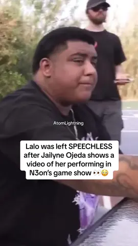 Lalo was left SPEECHLESS after Jailyne Ojeda shows a video of her performing in N3on’s game show 👀😳 #n3on #n3onclips #viral #trending #xyzbca #jailyneojeda #lalo #lalogonebrazzy480 