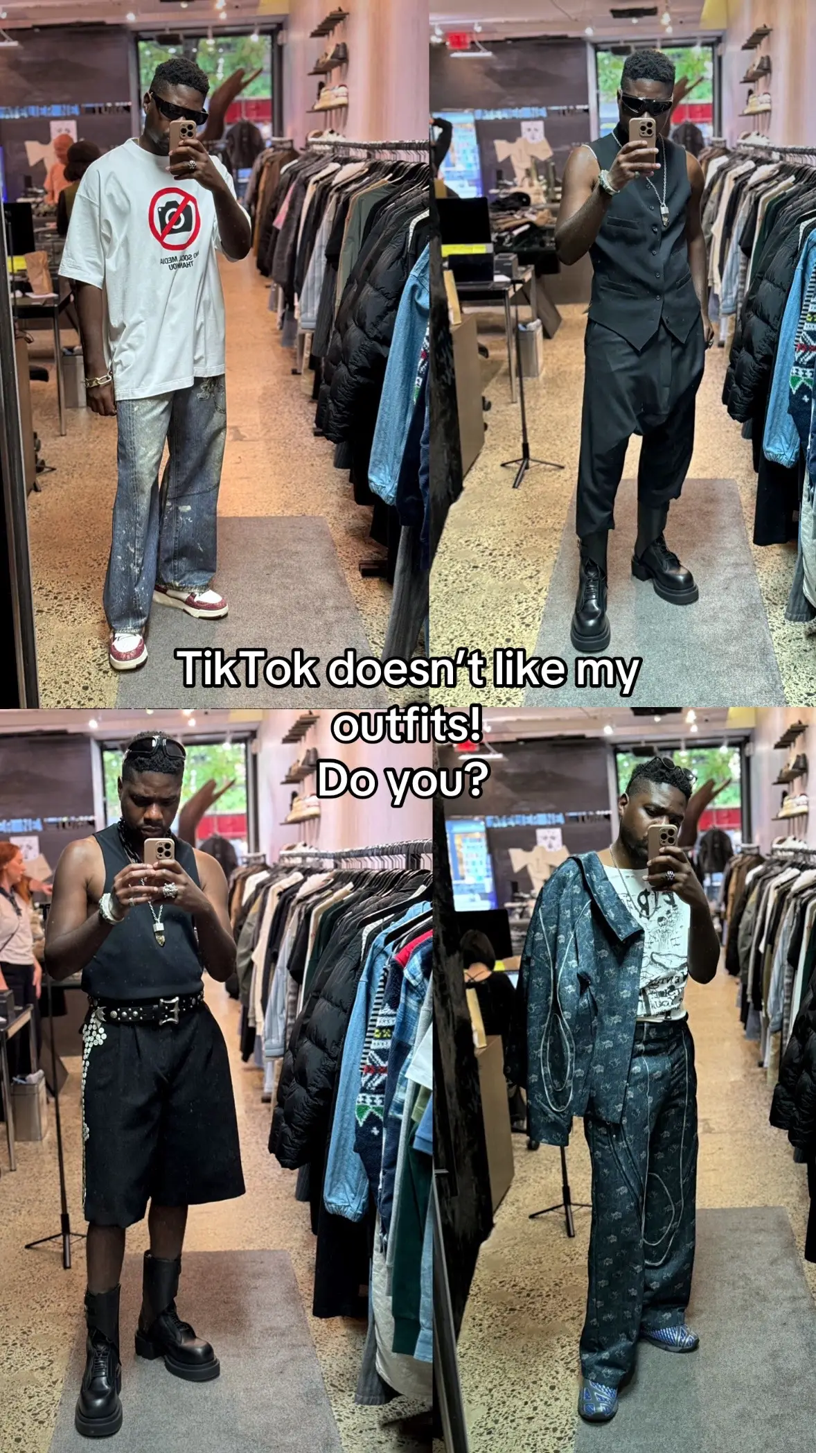 Fall outfits for men 🍂 #fashiontiktok #streetstylefashion #streetwear #outfitinspo 