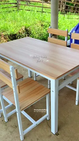 table for 4 ✨ #diningtable #tablefor4 #dining #chair #table #fyp #tiktokshopfinds 