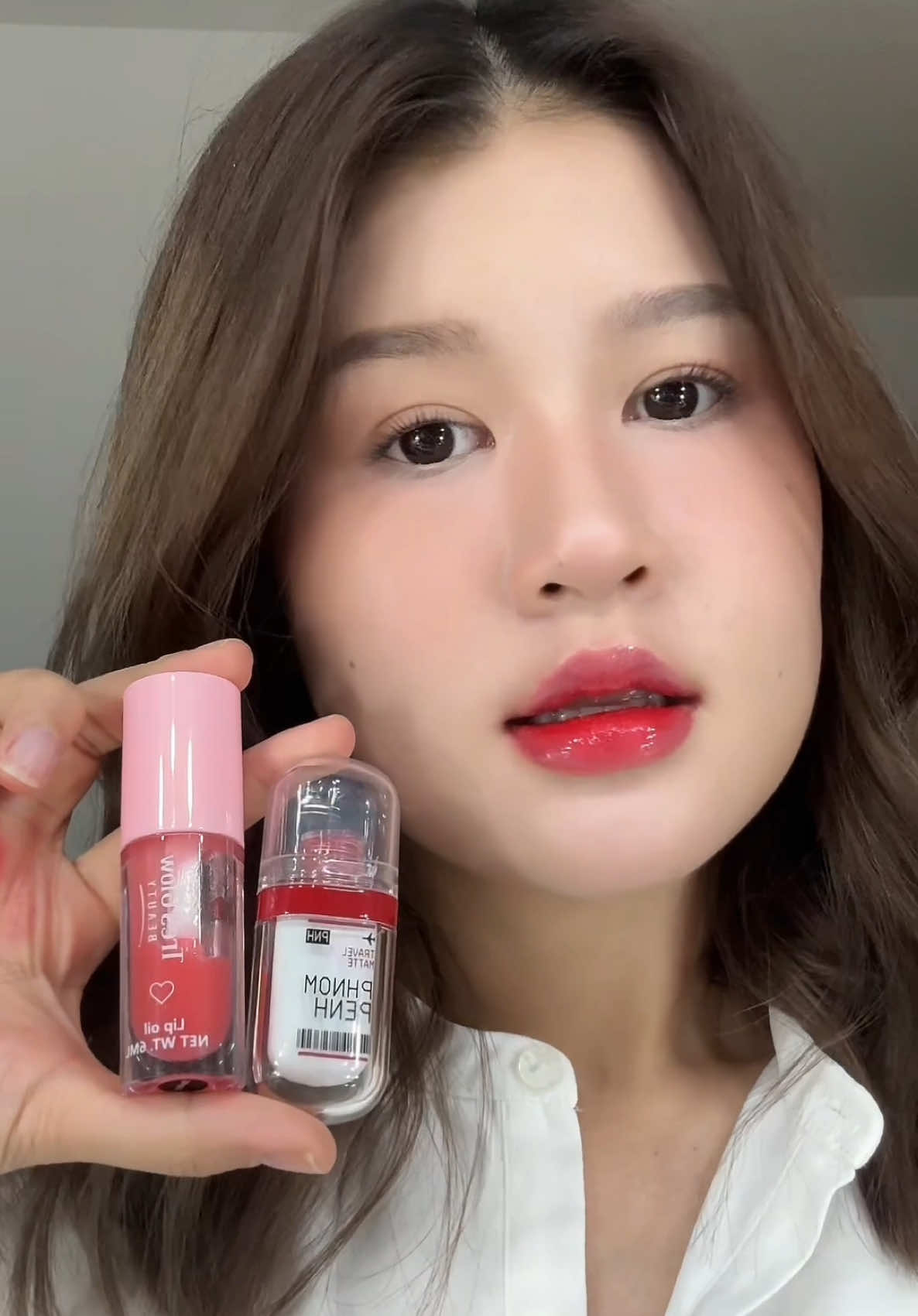 The Best Combo Phnom Penh + Tresglow Lip Oil ##travelmattephnompenh##ភ្នំពេញ##Travelmatte##supershadeskh##ninin##supershadescosmetic##cambodia##red##lipstick#supershades