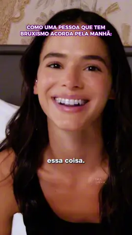 Se até a atriz Bruna Marquezine usa placa de bruxismo para controle, por que você ainda não veio fazer a sua? 😜 A placa de bruxismo - se indicada - traz muitos benefícios: 💜 Protege os dentes contra o desgaste causado pelo apertar ou ranger involuntário; 💜 Alivia dores na mandíbula, cabeça e pescoço; 💜 Melhora a qualidade do sono ao reduzir o desconforto; 💜 Evita problemas na articulação temporomandibular (ATM). Cuide da sua saúde bucal e bem-estar! 🌟  💜🦷 Dra Dayane Delfino | Dentista | DTM - Bruxismo - Sono 📍Ipatinga/MG 📲 (31) 999708030 | Link disponível na bio! #DraDayaneDelfino #Dentista #DentistaIpatinga #Odontologia #PlacaDeBruxismo #CuideDoSorriso #SaúdeBucal 