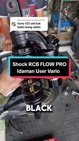 Membalas @indahsari7190  Cek keranjang kuning!!! Shock breaker Belakang Tabung Atas RCB Flow Pro Vario #suspension #shockbreaker #shockbreakermotor #shockbreakerrebound #shockbelakang #shocktabung #shockvario #shockrcb #rcbflowpro #vario150 #vario125 #varioledold #variolednew #variomodifikasi #varioproper #varionistyindonesia #trendmotor #modifikasimotor #variasimotor #sparepartmotor #aksesorismotor #sukucadangmotor 
