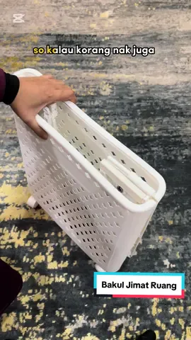 Bakul baju ni best pakai, jimat ruang dan ada roda pulak tu #laundrybasket #bakulbaju #ragabaju 