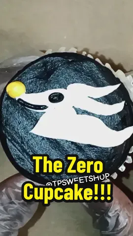 The Zero Cupcake! Like and Follow for More Cupcake Videos!😊! #cupcakes #cupcakedecorating #cake #thenightmarebeforechristmas #zero #cupcake #cakereels 