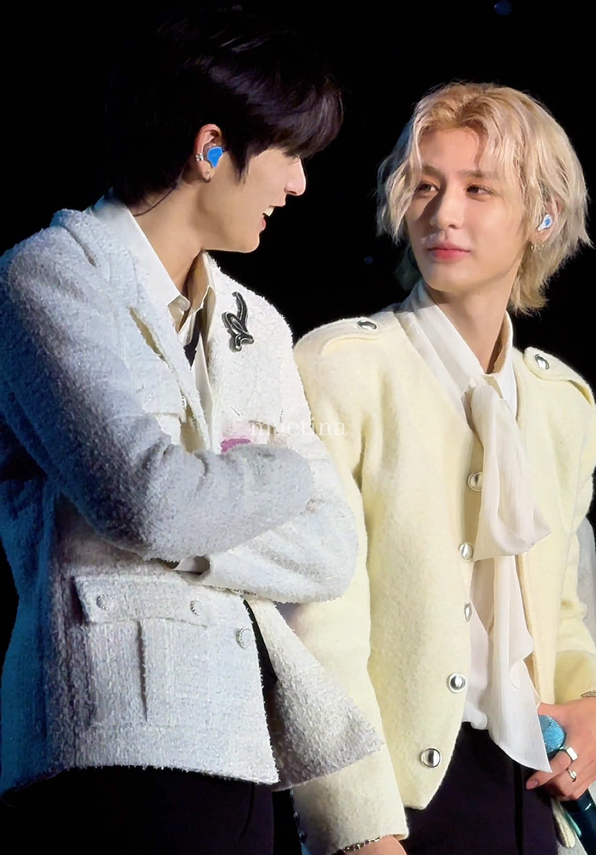 what is happening here..? #taesan #leehan #boynextdoor #gongfourz  #musicbankmadrid @BOYNEXTDOOR 