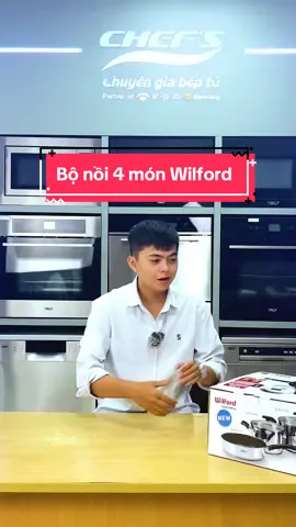 Cùng Chef's unbox bộ nồi 4 món WF4430😉 #chefs #chefschuyengiabeptu #beptu #noiinox #fyp #xh #wf4430 #bonoi4mon 