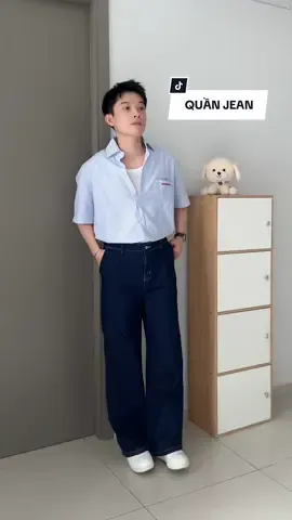 Quần jean suông màu indigo GODMOTHER 👏 #goclamdep #outfits #quanjeanongsuong #quanjeanongrong #godmother #bứtphá #iamloc1108 