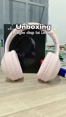 Tai nghe chụp tai Lenovo TH10 ✨ Từ khi mua dề ngày nào cũng đeo nghe nhạc😂🤡 #tainghelenovo #tainghechuptaibluetooth #tainghechongon #tainghe #unboxing #xuhuong #xuhuongtiktok #tiktokshop 