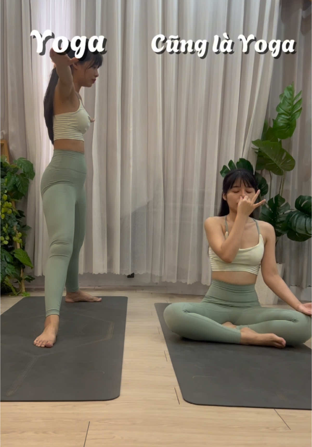 Yoga là sự kết hợp của Thân Tâm Trí, mỗi người sẽ có biên độ luyện tập riêng, không nhất thiết phải lên thế khó mới là yoga. Hãy tận hưởng nhé Yogi #yoga #yogachonguoimoibatdau #yogamotivation #dongluctapluyen #chiasekinhnghiem 