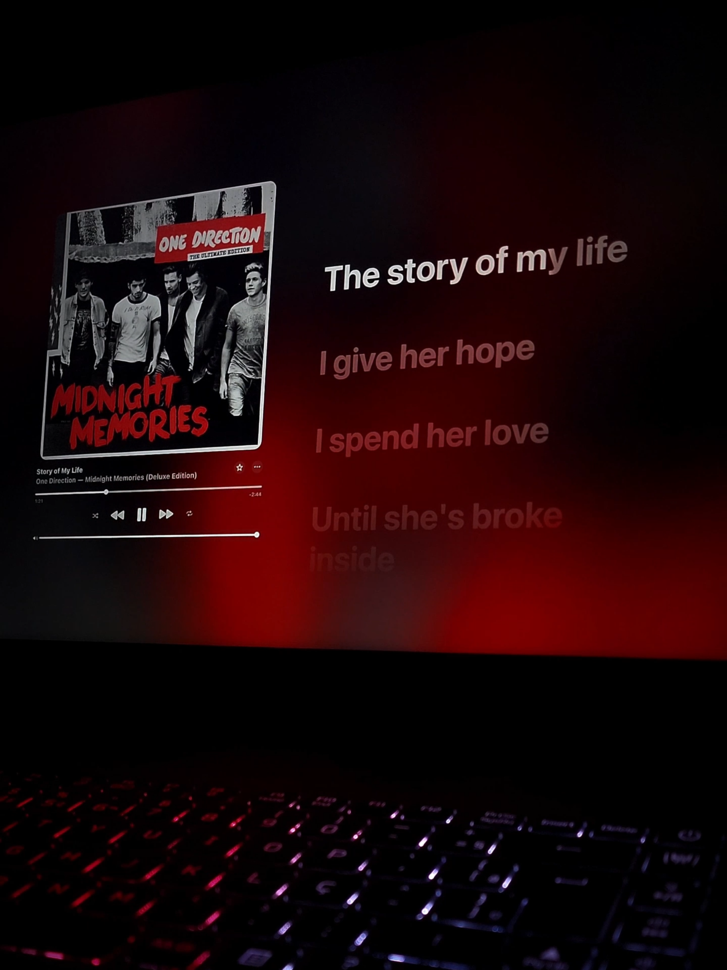 story of my life - one direction #fyp #music #lyrics #onedirection