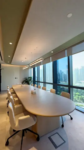 Spacious environments enhance creativity and collaboration, which inspired the expansive conference room at LC Couture. With room to move and think, team members are more likely to generate innovative ideas and engage in productive discussions. . . . . #BikramInteriors #Since1976  #interiordesigns #dubaioffice #luxuryoffice #officedecore #decorinspo #spacedesign #homegoals #stylemyhome #dubairealestate #stylishoffoce #moderninteriors #officedecoration #dreaminteriors #interiorgoals #office #cozyinteriors #chicinteriors #trending #downtowndubai #legacybrand #interiordesignlovers 