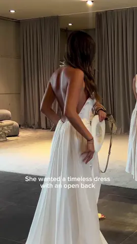 Making her bridal vision come to life.✨  #walone #walonefashion #fashion #bride #brides #hautecouture #couture #bridal #bridaldress #bridaldresses #bridetobe #backlessdress #reactionvideo 