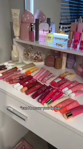 just let me know which one 🤭💗✨ #lipbalmaddict #lipbalm #selfcareroutine #aestheticvideos #girlythings #BeautyTok #lipbalmcollection #cozyvibes #beautycollection 