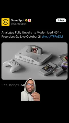 4k Nintendo 64 😳 #N64 #Nintendo #Gaming #PS5 #Xbox #Gaming #PC #greenscreen #FreegameJohn