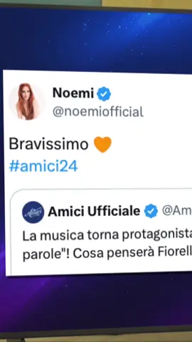 Una sorpresa incredibile e un'emozione pazzesca per Nicolò! #Amici24 @nicolofilippucci @Noemi 