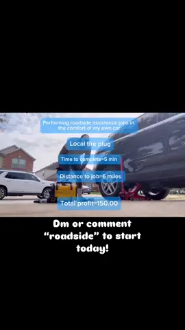 Starting a roadside assistance company can be a rewarding venture that offers flexibility and the opportunity to help people in need. My strategy will allow you to make that extra 💵cash on the side. Learn how we receive our service calls. Work when you want with your own hours without needing to purchase thousands of dollars of equipments. All you need is a 🚙vehicle. DM or comment 