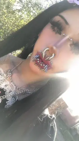 #alternative #bodymods #lippiercing #piercings #stretchedseptum 