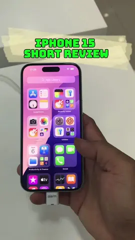IPhone 15 short review. Super ganda at mura nalang sa basket. #iphone #fridayfriyay #bonggangfridayfriyay #fyp #iphone15 #apple 
