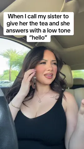 She needs to sound excited when i call her!!  #angelito #fyp #sistertok 