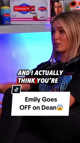 Yo Emily goes OFF on Dean 😱 #steiny #podcast #fullsend #nelk #emilywilson #deanwithers #fyp 
