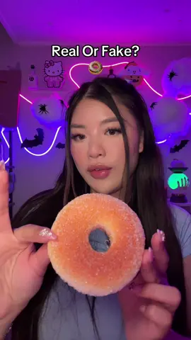 Real or fake?? 🍓🍩🧊🍫IB: @ASMR Livvy 🌜🕯️ #asmr #fakefood #asmrmouthsounds #realorfake #satisfying #fyp 