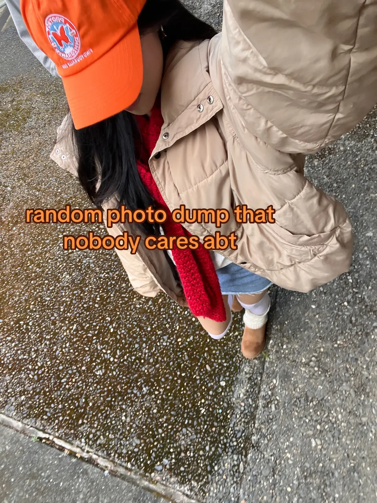 im probably gonna private cus yes thats me as a pimp (that orange hat is not apart of my fit, its a college corps hat but its so cuteness)