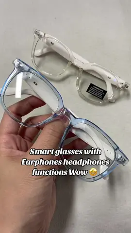 Smart glasses can connect with phone Bluetooth play music answer or reject phone call wake up voice assistant remote camera to take photos #TikTokMadeMeBuylt #smartglasses #fypage #fall #foryourdays#headphones #earphones #trending #smarttok #spotlightfinds 