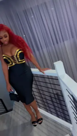 A Fine Time Bandage Midi Dress - Black/Gold  Maya Bandage Midi Dress - Red @Fashinova 
