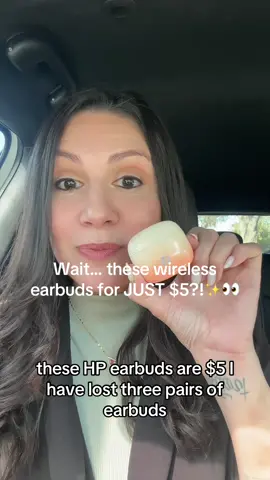 HP wireless noise canceling earbuds for only $5! And she's peach🍑 Don’t miss out—Click the orange shopping cart to get yours!🔥 #earbuds #wirelessearbuds #bluetoothearbuds #tiktokshop #tiktokmademebuyit #tiktokfind #stockingstuffer 