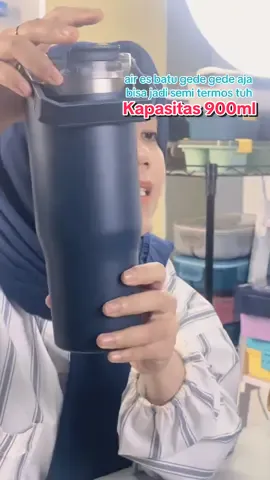 Tumbler Stainless Steel 900ml bisa tahan panas dan dingin 🤩 #ecentio #tumbler #fyp 