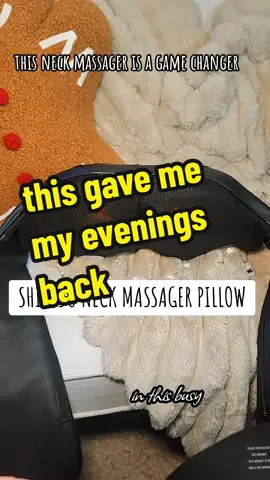 #creatorsearchinsights this one thing gave me my evenings back! #falldealsforyou #tiktokmademebuyit #trending #tiktokcybermonday #tiktokblackfriday #christmasgifts #stockingstuffers #neckmassager #massager #shiatsumassager @Loriodior @Loriodior @Loriodior 