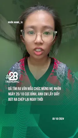 MẸ NGHE XONG ƯỚC NAY NGÀY 21 THÁNG 10 #theanh28 #theanh28trending #tiktokgiaitri #tiktoknews