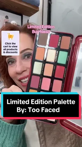 I was #gifted the new, limited edition, #eyeshadowpalette by @Too Faced and, IT. IS. STUNNING! #eyeshadow #spookybeauty #tiktokshopblackfriday #tiktokshopcybermonday #tastemakerslaunch 