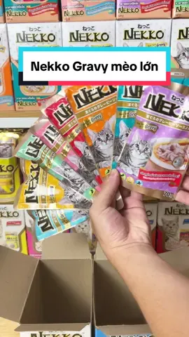 Pate Nekko Gravy mèo lớn đủ 8 vị luôn nha các sen ơi #pawpetshop #pawpetshop0108 #patechomeo #nekko #doanchomeo 