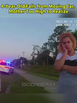 4-Year-Old Falls from Moving Car, Mother Too High to Realize#fyp #fouryou #cops #police #new #catchrobbers