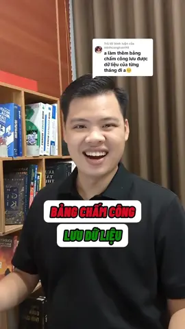 Trả lời @minhcongtran98 Bảng chấm công lưu theo tháng #phongexcel #LearnOnTikTok #thanhcongnghe #xemngaymeohay 