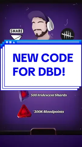 SHARE THIS WITH FRIENDS: New Code for Dead By Daylight for Shards and Bloodpoints! 🙌🏼 #dbd #dbdtiktok #deadbydaylight #dbdmemes #dbdnews #dbdcodes #twitch #twitchstreamer #JoshyJayJay 