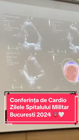 Zilele Spitalului Militar - Conferinta de Cardiologie 🫀❤️ #cardio #medicina #medici #spitale #romania #conferinta 