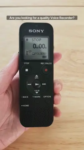 Record sounds and voices in superior clarity. The Sony Voice Recorder  ICD-PX470 features Focus and Wide-Stereo recording so you can zero in on the audio source you want to capture. And with 4GB internal memory, expandable to 32GB via the micro SD slot and 55 hour battery life, you can record for days. Sony Voice Recorder ICD-PX470 at 250,000ugx Call/WhatsApp 0704 196 951 for deliveries. #discountstoreug #sony #recorder #voicerecorder #sound #recordings #kampala #uganda 