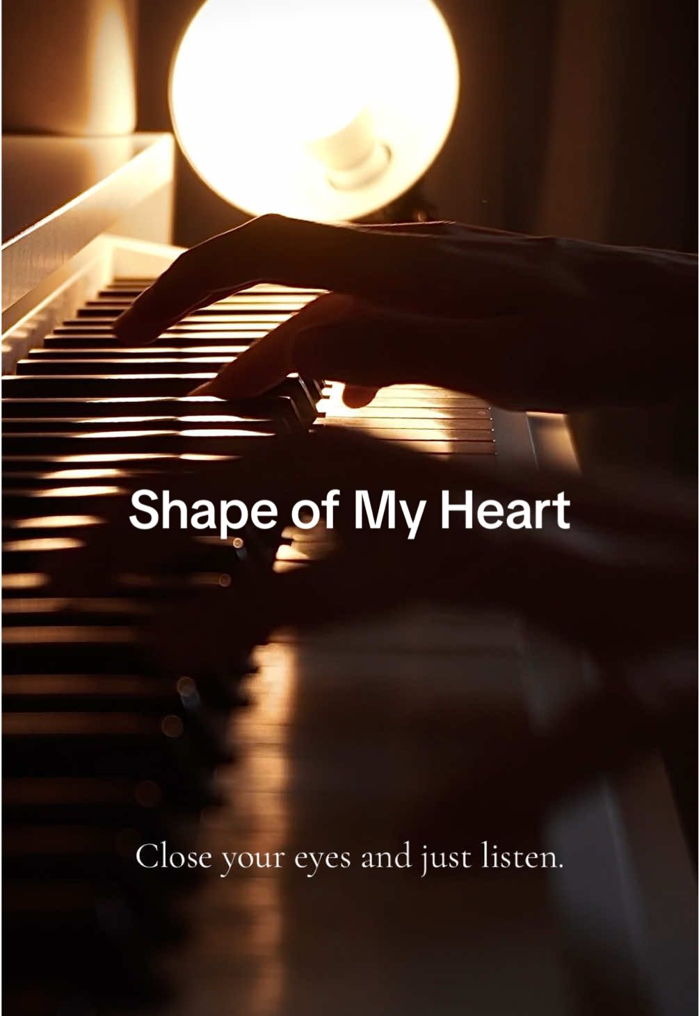 Shape of My Heart - Sting 🖤 #piano #pianocover #pianotok #pianomusic #pianist 