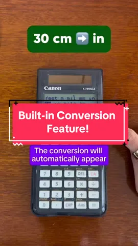 1 month to go before CE boards! Learn this helpful built-in conversions feature to skip formula memorization using the Canon F789SGA scientifc calculator! 🤯 #canonf789sga #f789sga #scientificcalculator #engineering #civilengineering #boardexam 
