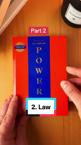 Law 2 - Part 2 #BookTok #SelfImprovement #audiobook #48lawsofpower 