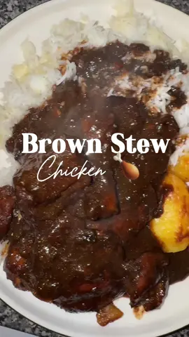 Brown stew chicken🍗 if i havw got it wrong in any way I apologise but please educate me if I have. #babygh0stam #mrandmrsw #mrwrongmrsright #CleanTok #cleanwithtamx #cleaningmotivation #cleaninghacks #satisfying #Foodie #cooktok #cookwithtamx #fypツ #foryoupage #fyp 