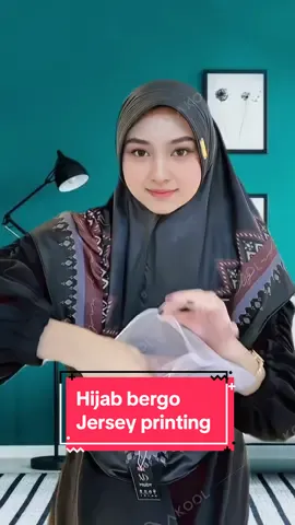 Hijab bergo jersey printing terbaru mewah dan menawan #hijab #hijabviral #hijabprinting #hijabinstan 