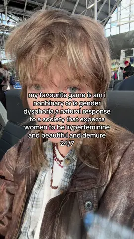 like can i blame the patriarchy and unrealistic beauty standards or is it something deep within me #nonbinary #queer #genderdysphoria #girlhood 