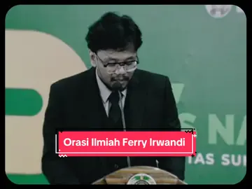 Penutup orasi ilmiah dari Ferry Irwandi di hadapan Civitas Akademika Universitas Sumatera Utara (USU).  Saksikan versi lengkapnya hanya di kanal YouTube Malaka Project!