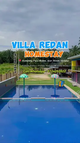 HOMESTAY PILIHAN PERTAMA UNTUK FAMILY DAY🫣 Villa Redan Homestay selalu sangat jadi rebutan buat mereka yang nak family day. Ada yang rasa mereka nak booking awal dah tapi malangnya ada yang lebih awal hahaha. Pada yang bertanya dah open booking untuk 2025 ke belum tu, YES KITA DAH OPEN. Booking dah pergi sejauh OKTOBER 2025 ya.  Jadi pada yang ternampak video ni boleh terus meeting dalam group family, lepastu whatsapp admin laju laju untuk lock tarikh yang masih available.. LAMBAT RUGI TAU !! 😭 #familyday #villaredanhomestay  #poolbesar  #melaka