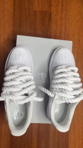Air Force 1 Rope Laces 🤩 #dspshoes #4u #goviral #fypシ #fürdich #foryou #fyppppppppppppppppppppppp #style #sneaker #nike #ropelaces #foryoupagee 