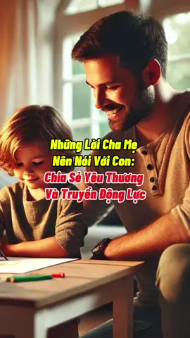 Những Lời Cha Mẹ Nên Nói Với Con: Chia Sẻ Yêu Thương Và Truyền Động Lực.#daycontuduygiau #daycon #xuhuongtiktok #fyp 